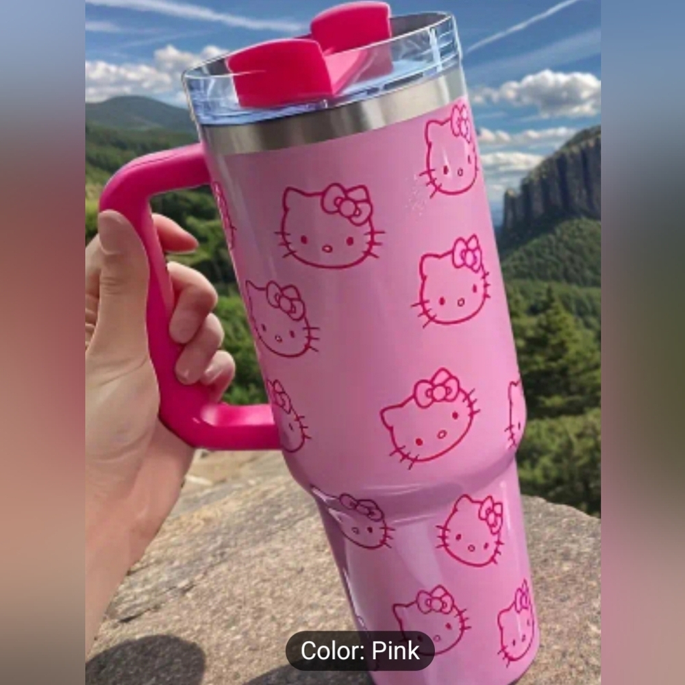 Hello Kitty Pink 40 Oz Tumbler